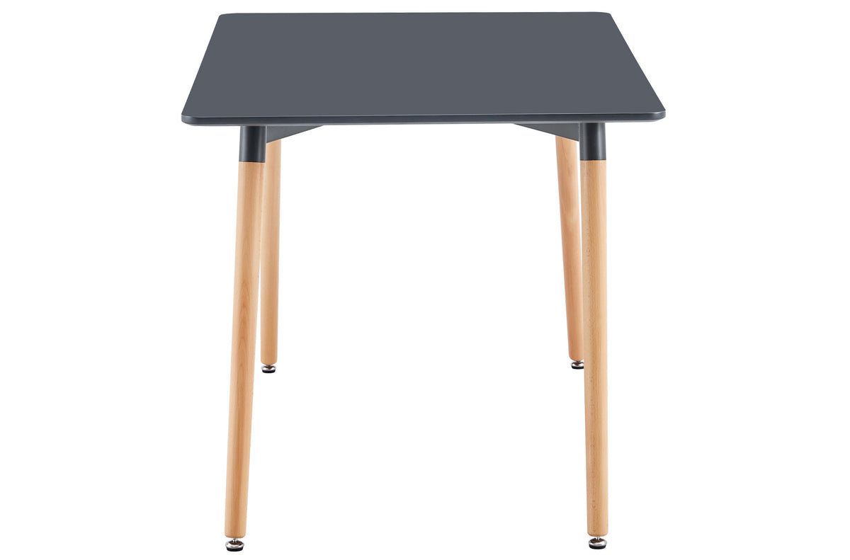 Mesa Comedor Fija Nordika 140 x 80 cm Gris / Haya