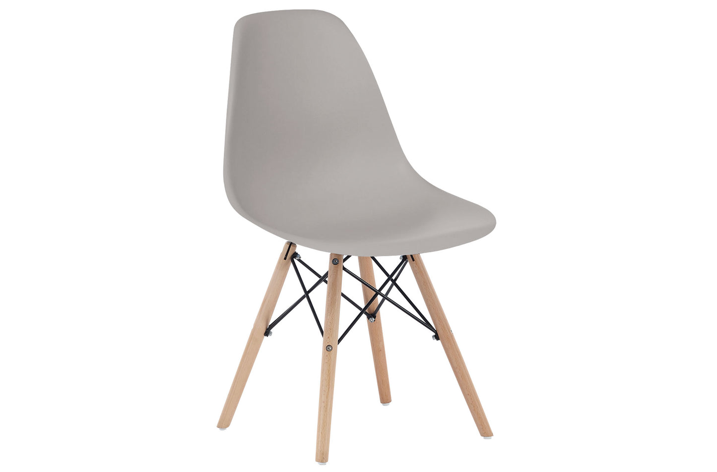 PACK x4 - SILLA COMEDOR PATA NÓRDICA MODELO THOR GRIS