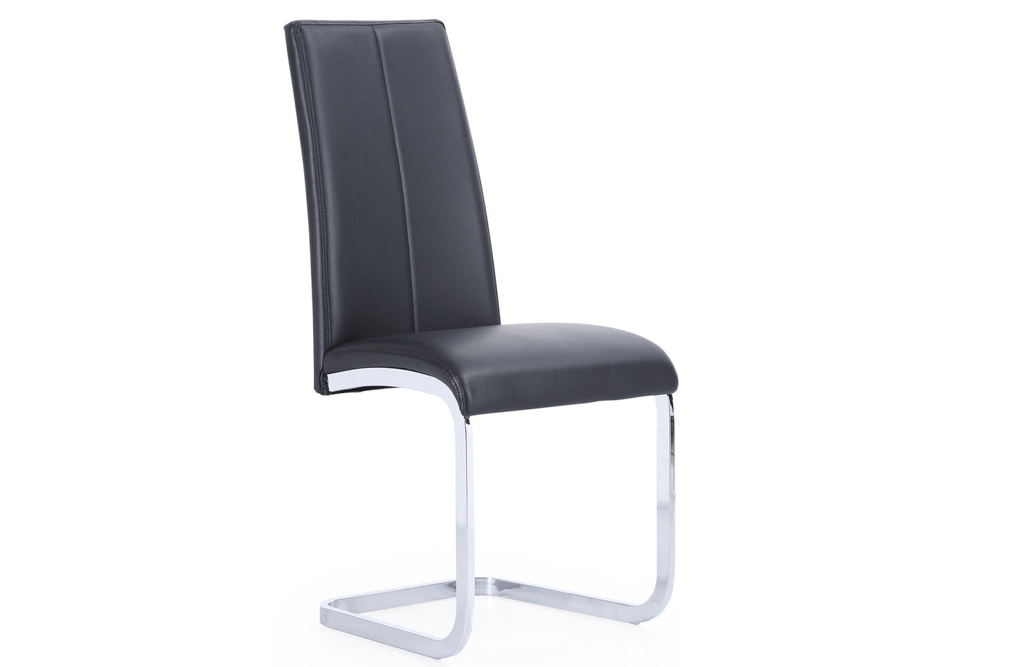 PACK x4 - SILLA COMEDOR ODÍN SÍMIL PIEL NEGRO