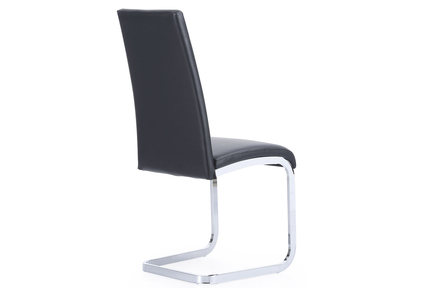 PACK x4 - SILLA COMEDOR ODÍN SÍMIL PIEL NEGRO