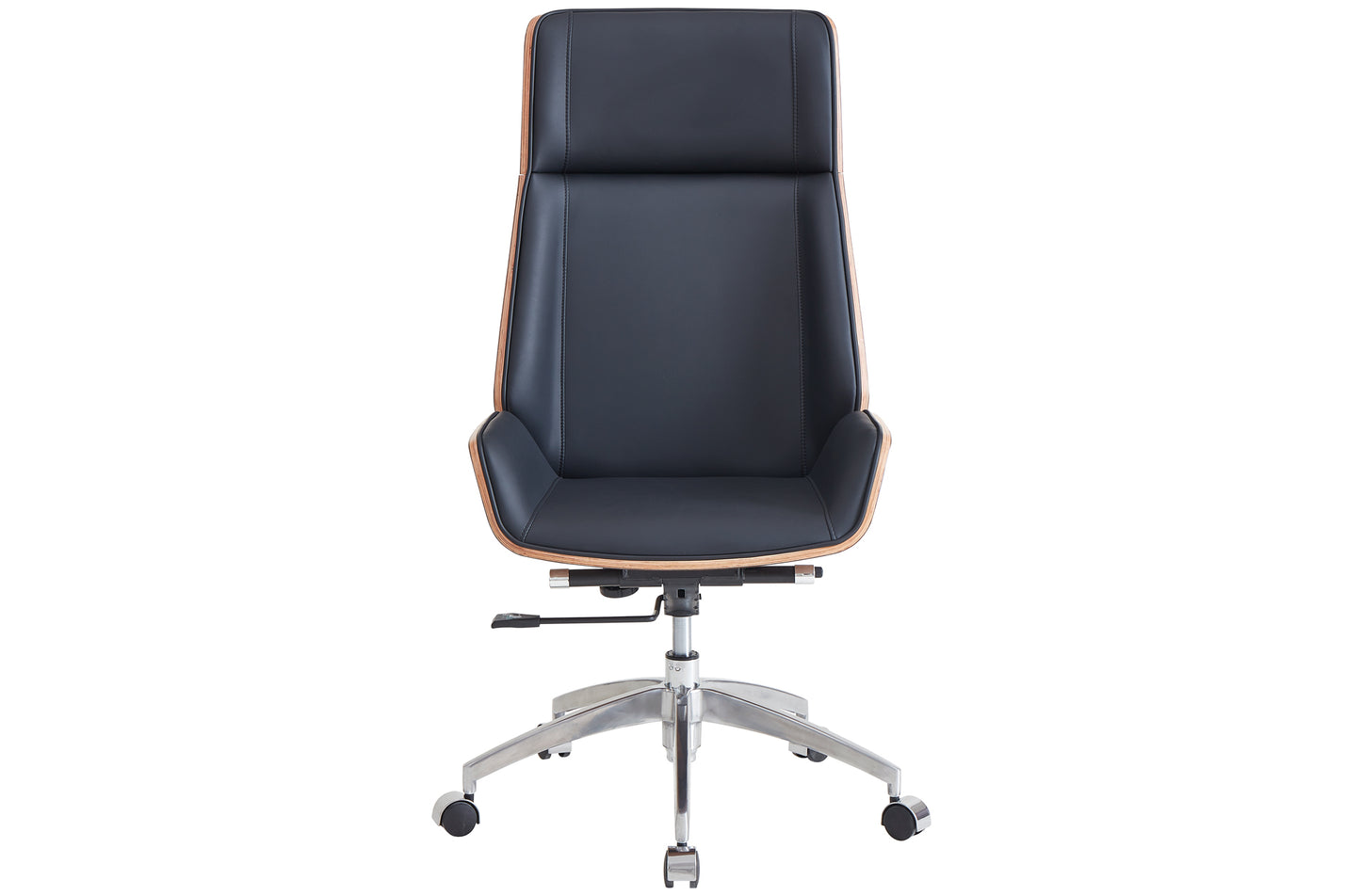 SILLON GIRATORIO ULRICH SIMIL PIEL NEGRO