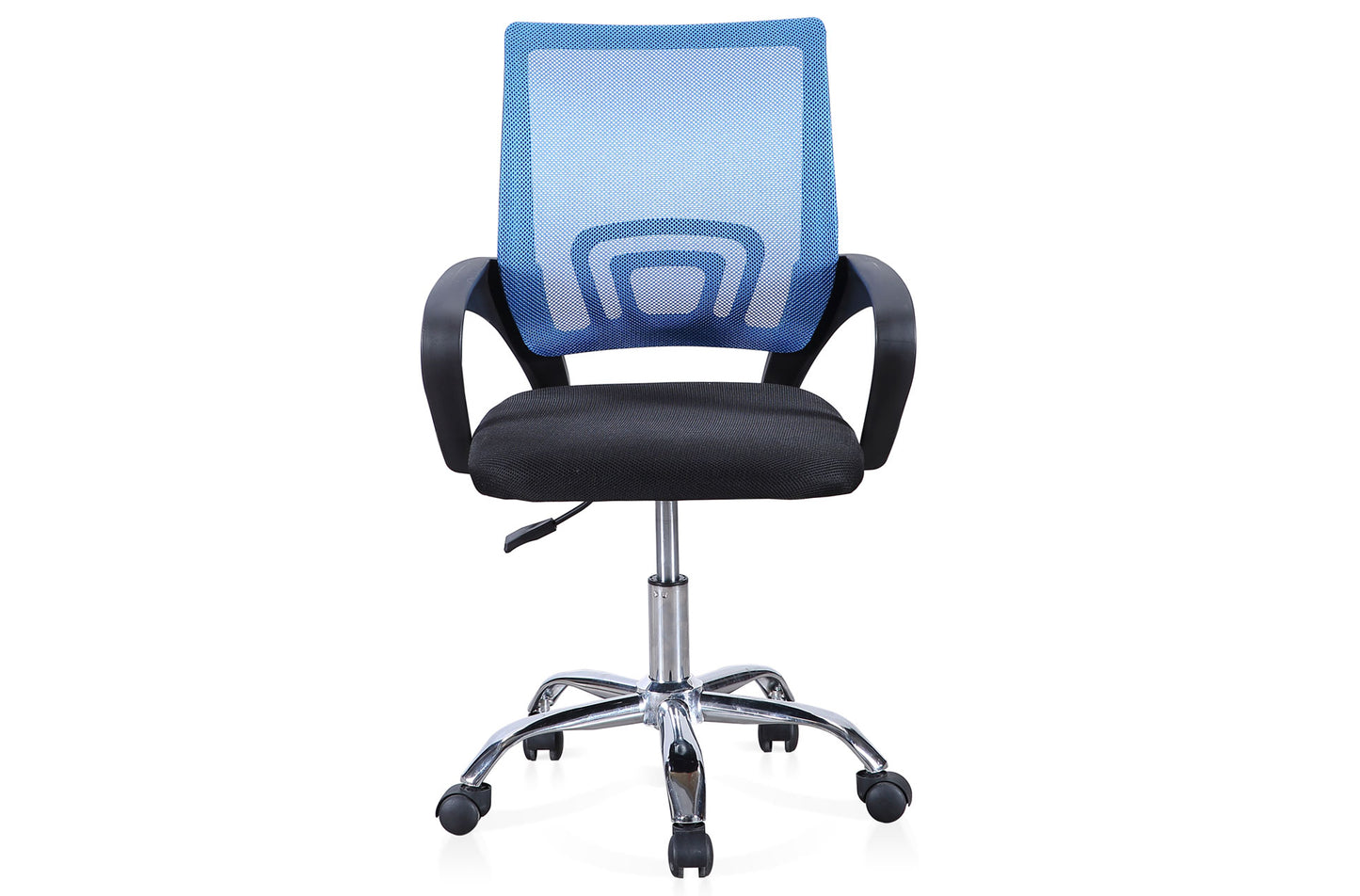 SILLA DE OFICINA GIRATORIA MODELO MARS NEGRO / AZUL