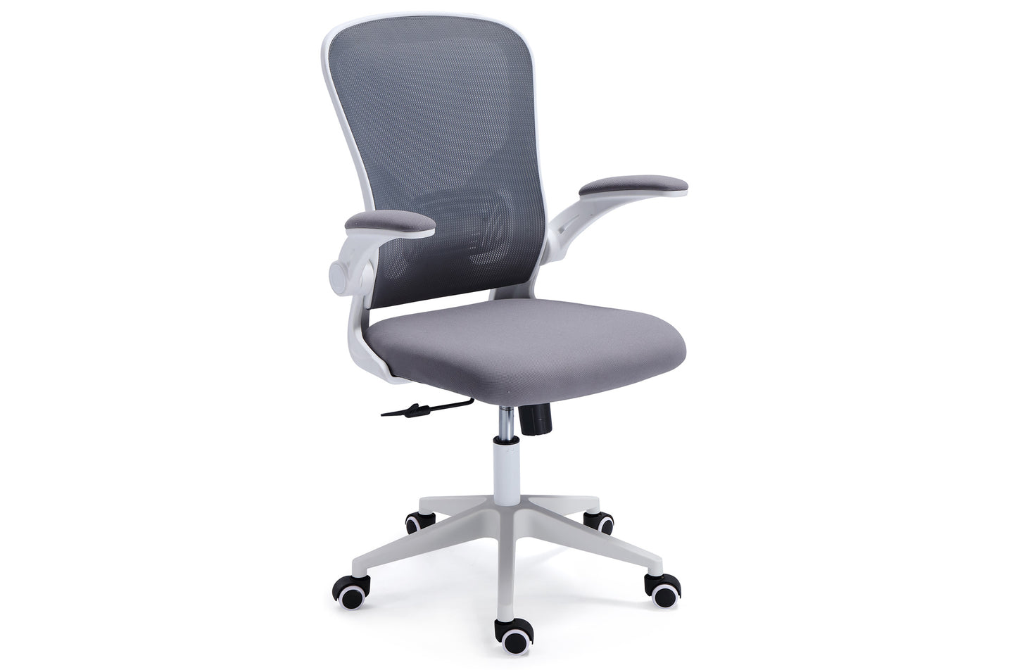 SILLA GIRATORIA ORBIT TRANSPIRABLE GRIS / ESTRUCTURA BLANCA