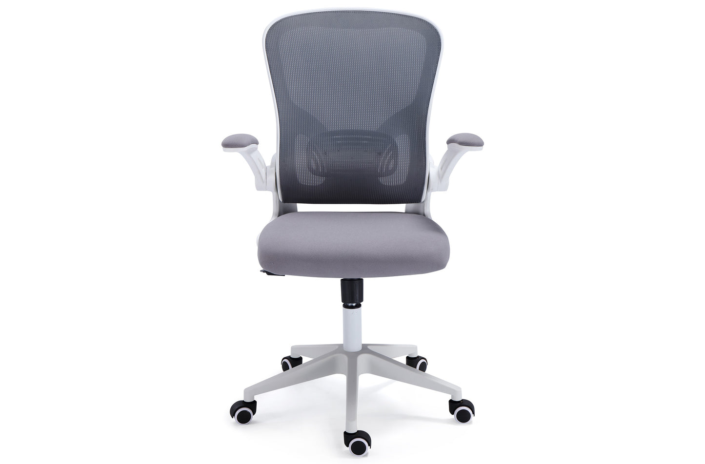 SILLA GIRATORIA ORBIT TRANSPIRABLE GRIS / ESTRUCTURA BLANCA