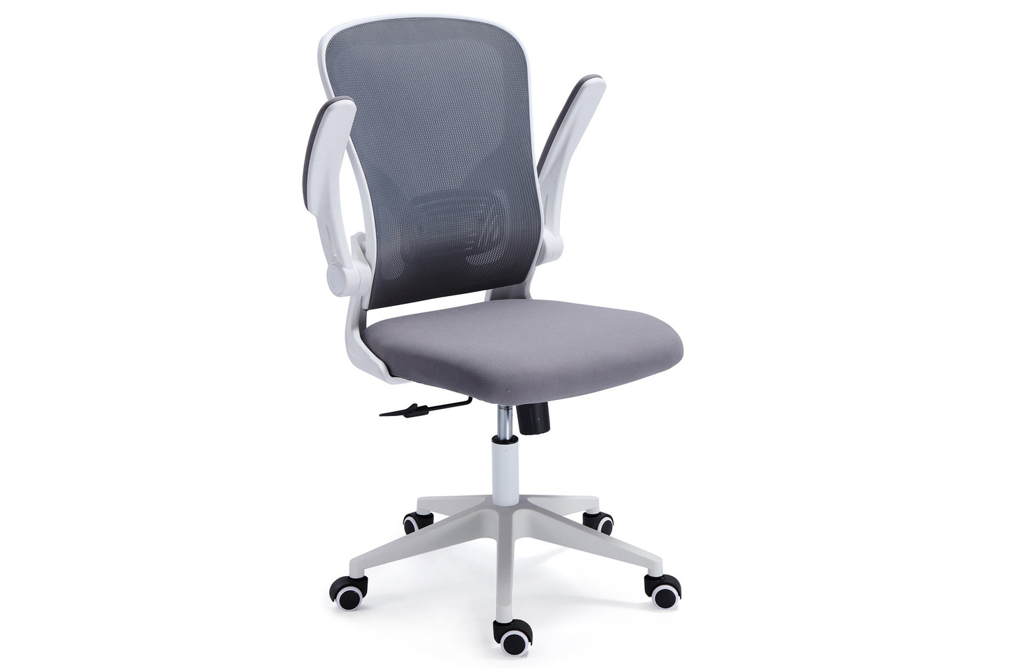SILLA GIRATORIA ORBIT TRANSPIRABLE GRIS / ESTRUCTURA BLANCA