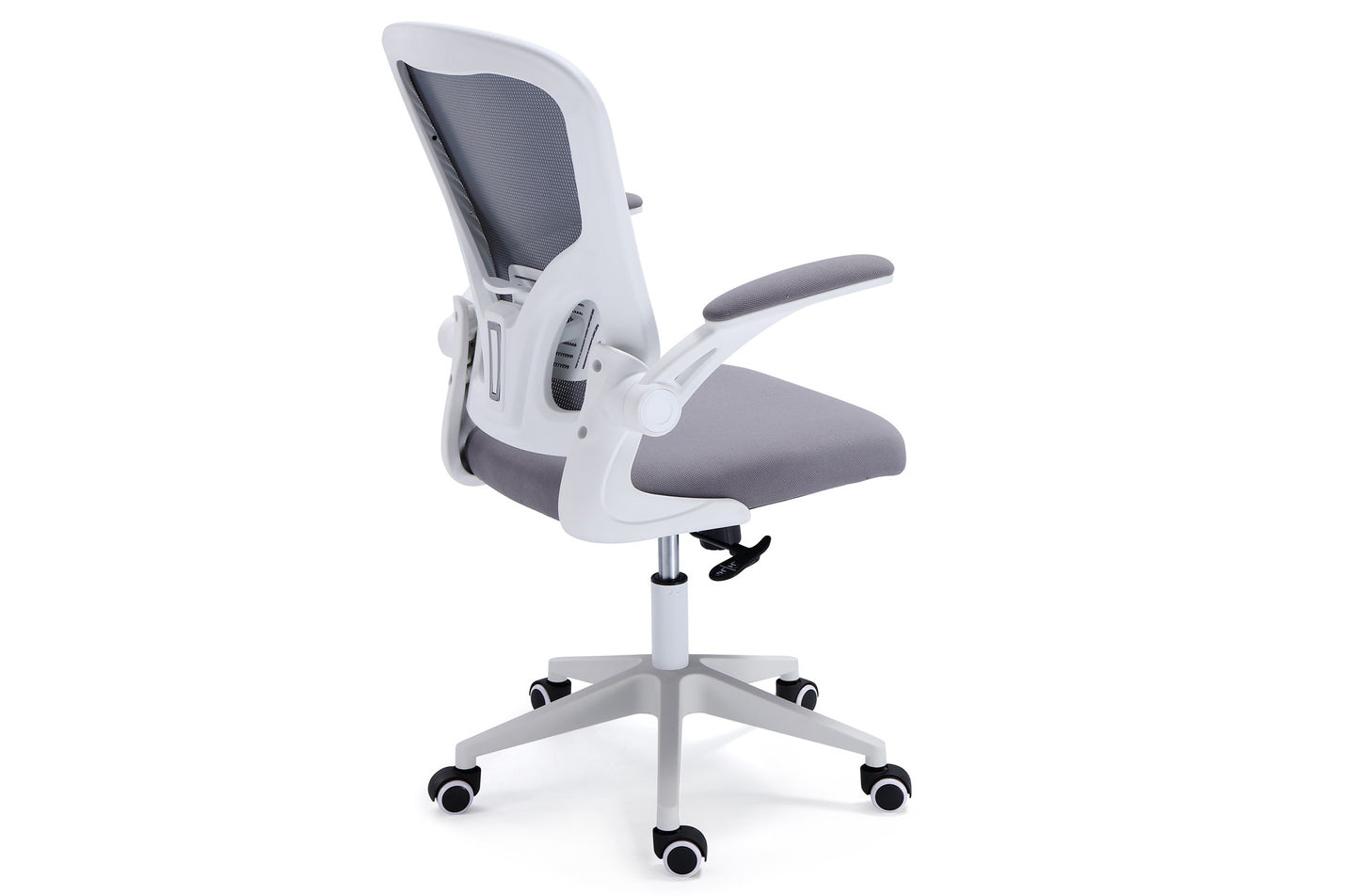 SILLA GIRATORIA ORBIT TRANSPIRABLE GRIS / ESTRUCTURA BLANCA