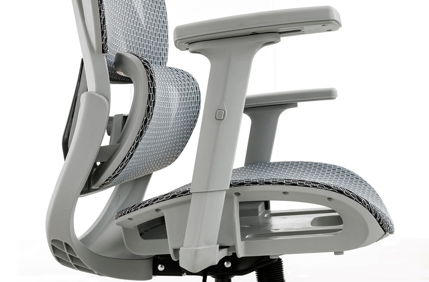 PACK x4 - SILLA COMEDOR HERMES TEJIDO GRIS / OAK