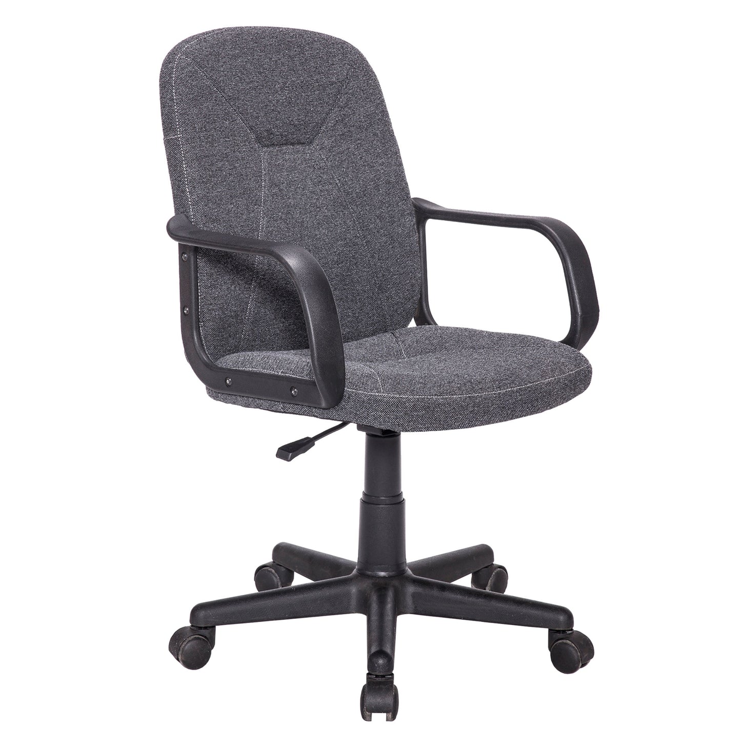 SILLÓN GIRATORIO GENESIS TEJIDO GRIS MARENGO
