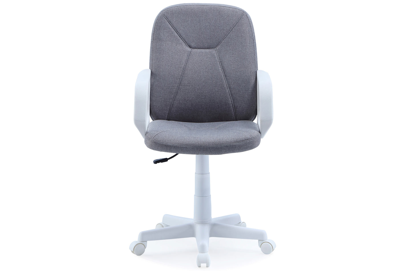 SILLON GIRATORIO GENESIS TEJIDO GRIS PEARL / ESTRUCTURA BLANCA
