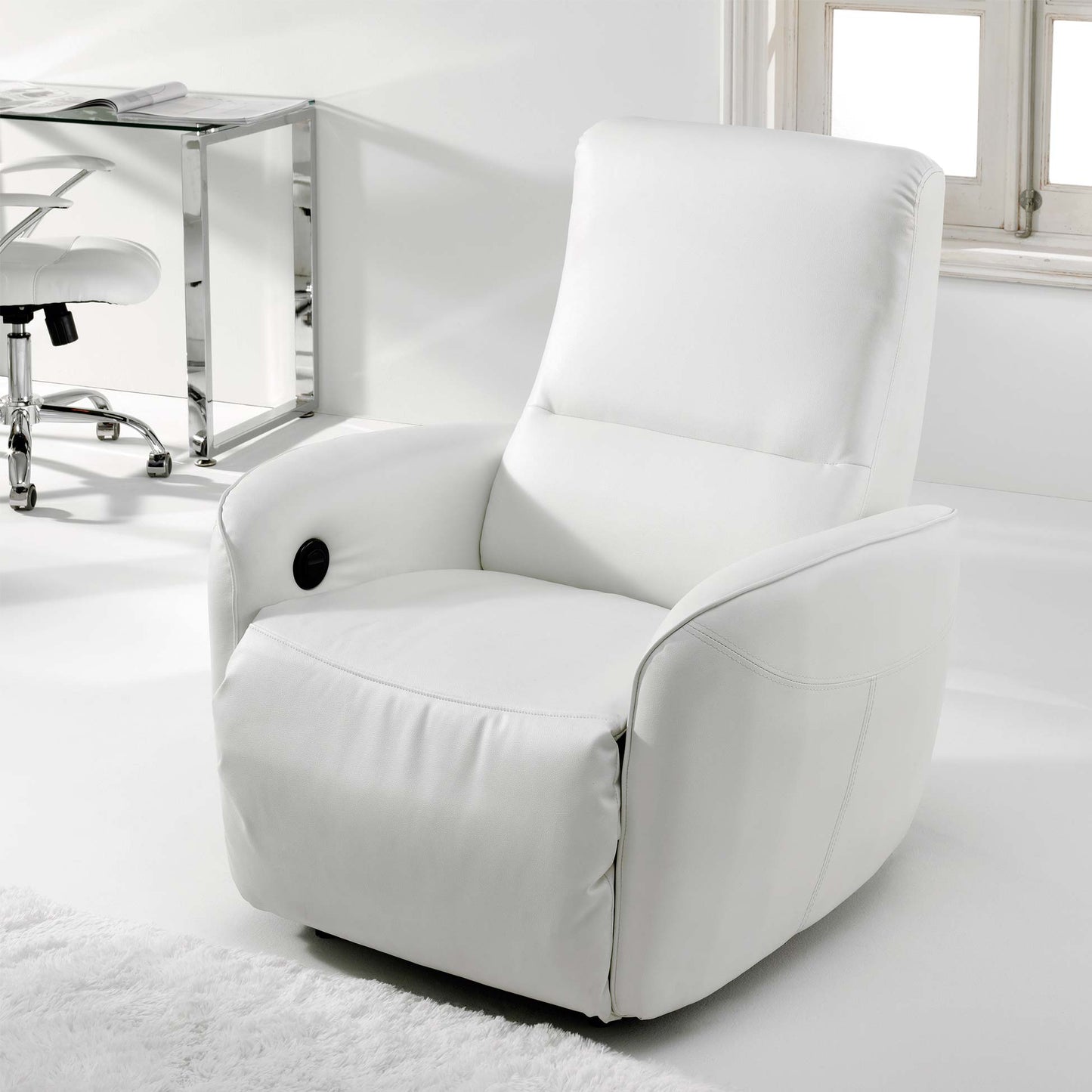 SILLÓN RELAX MODELO SONNET BLANCO