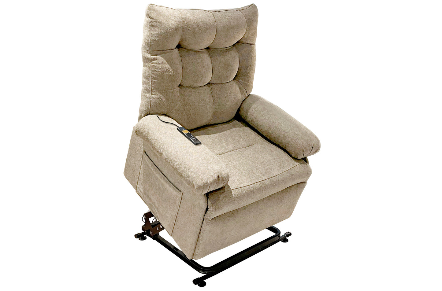SILLON RELAX ELEVADOR ECLIPSE TEJIDO BEIGE ARENA