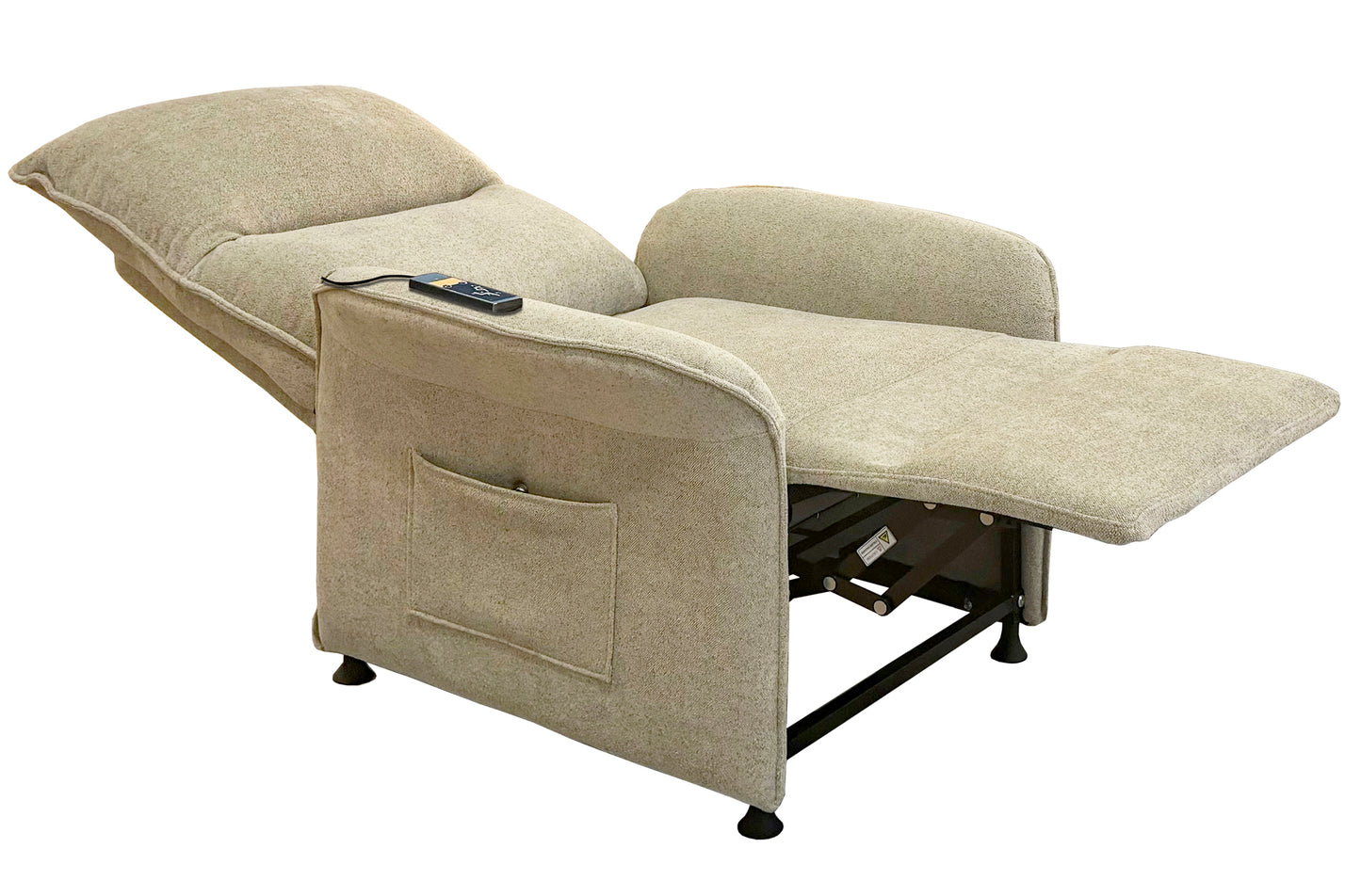 SILLON RELAX MASAJE ELEGY TEJIDO BEIGE ARENA