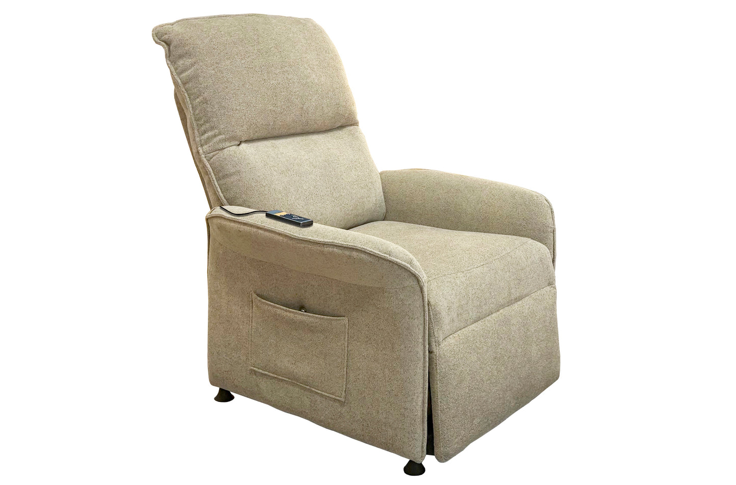 SILLON RELAX MASAJE ELEGY TEJIDO BEIGE ARENA
