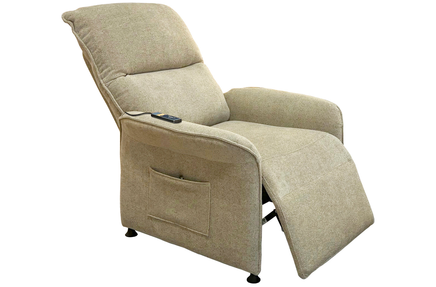 SILLON RELAX MASAJE ELEGY TEJIDO BEIGE ARENA
