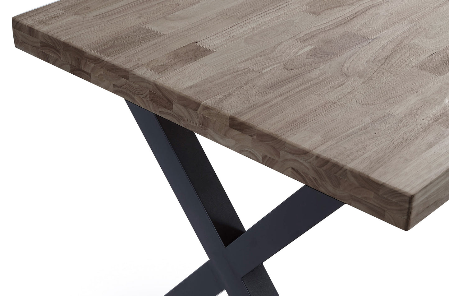 MESA COMEDOR FIJA NUEVA YORK 140 x 80 CM ROBLE AMERICAN / NEGRO