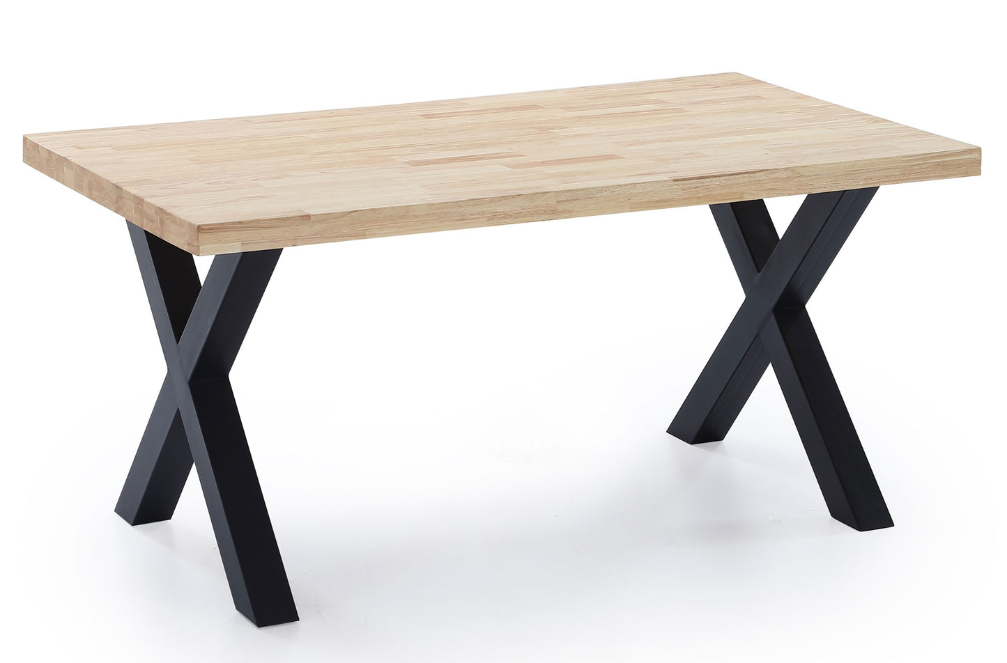 MESA COMEDOR FIJA NUEVA YORK 160 x 90 CM ROBLE / NEGRO