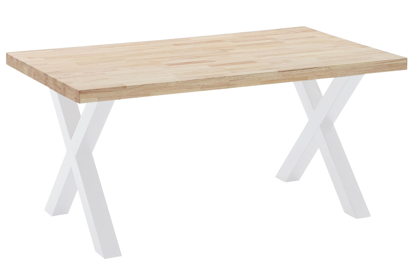 MESA COMEDOR FIJA NUEVA YORK 160 x 90 CM ROBLE NORDISH / BLANCO