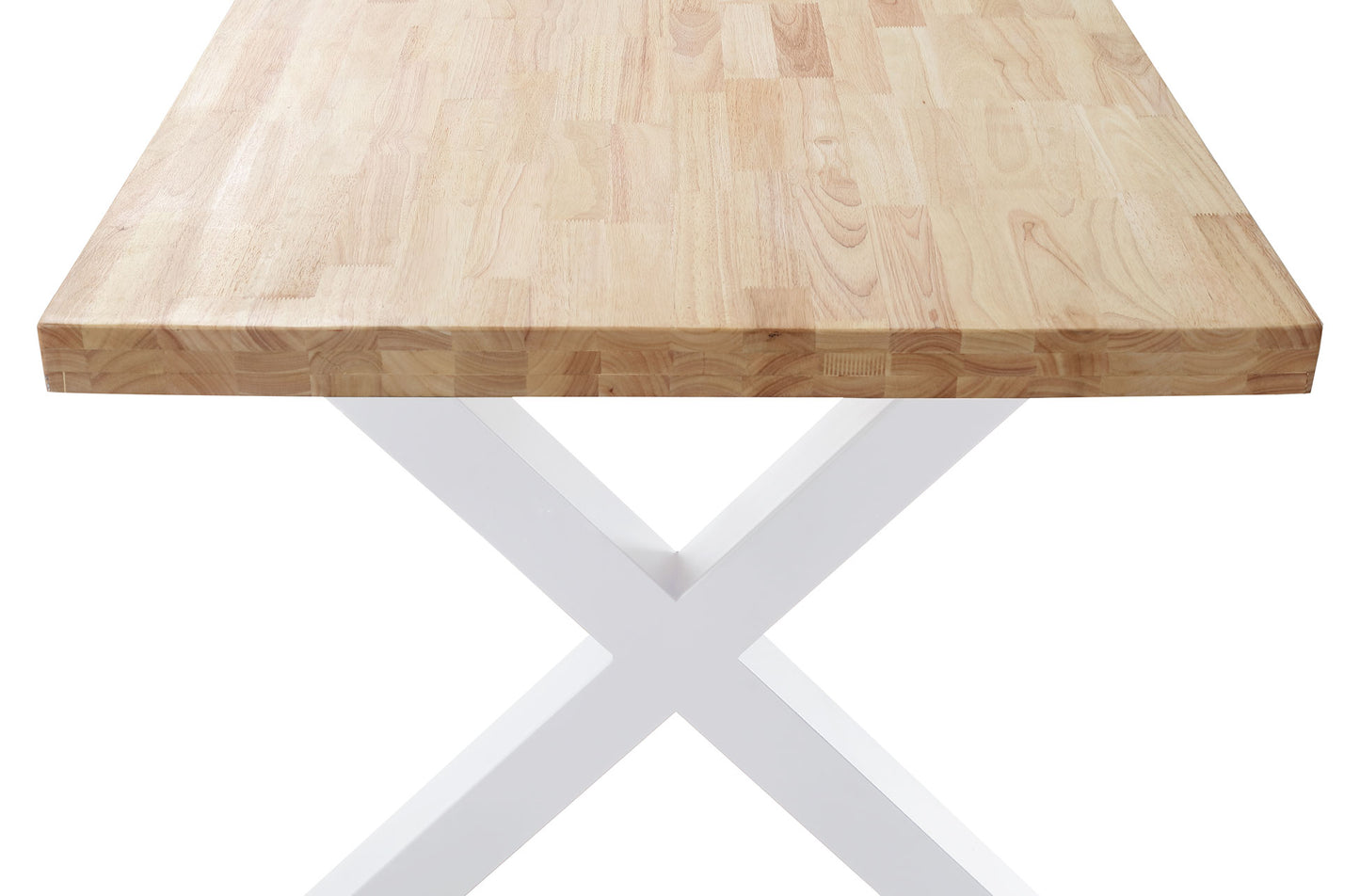 MESA COMEDOR FIJA NUEVA YORK 160 x 90 CM ROBLE NORDISH / BLANCO