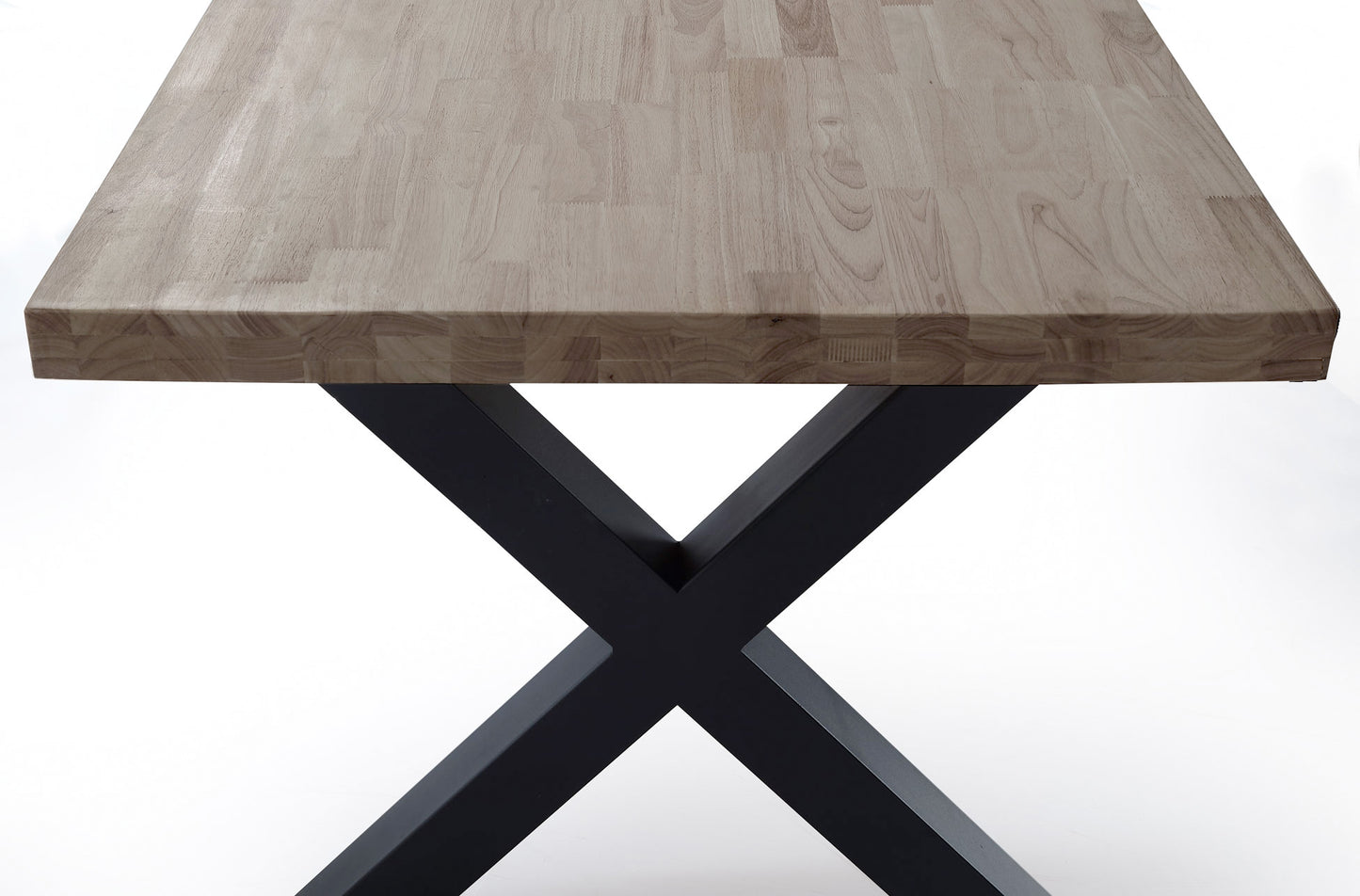 MESA COMEDOR FIJA NUEVA YORK 160 x 90 CM ROBLE AMERICAN / NEGRO