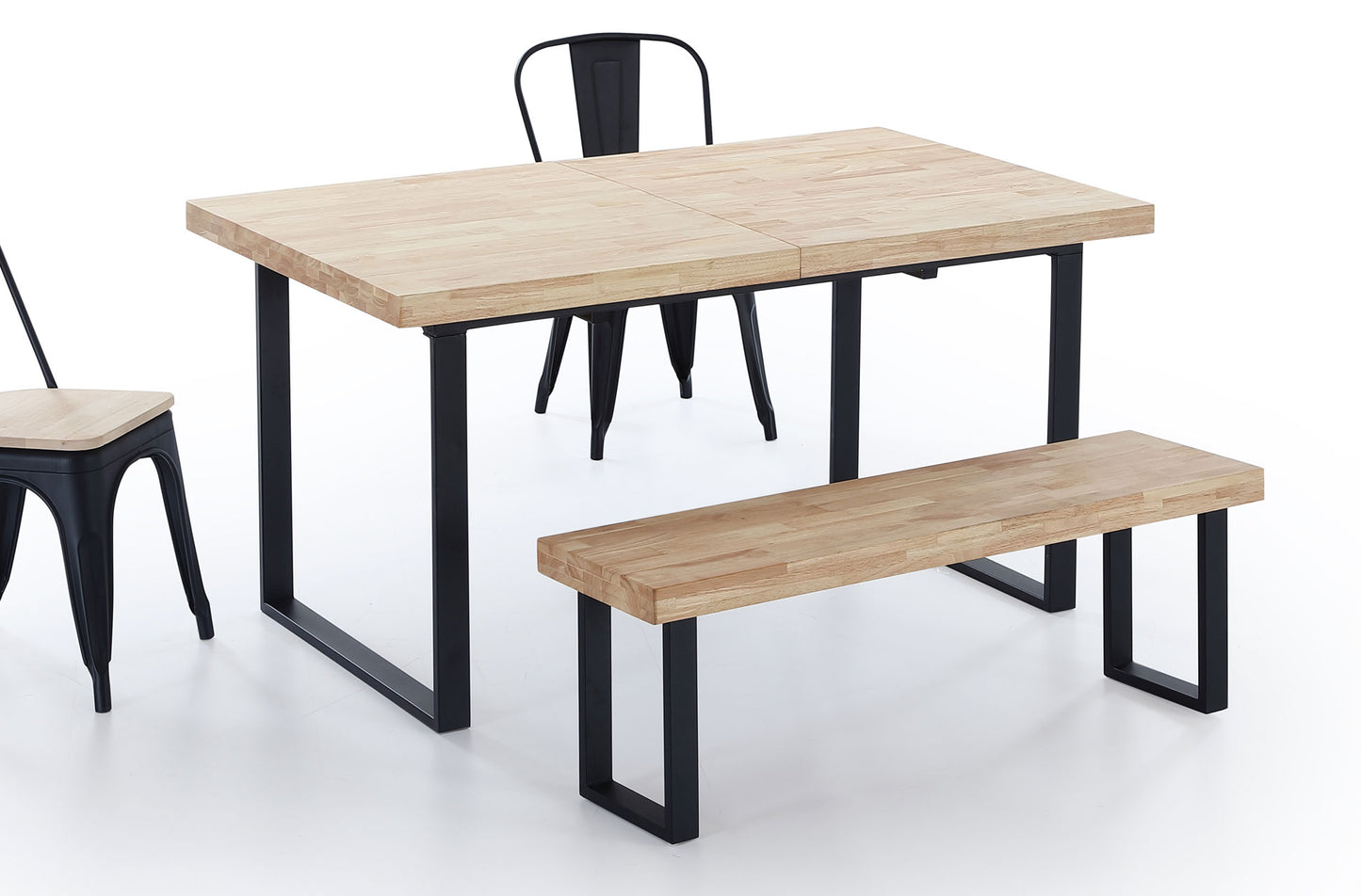 BANCO ASIENTO LOFT ROBLE NORDISH / NEGRO