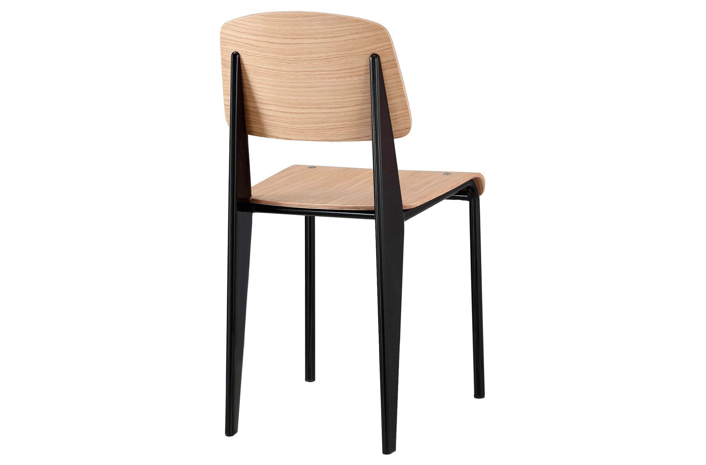 PACK x2 - SILLA COMEDOR AQUILES OAK / NEGRO