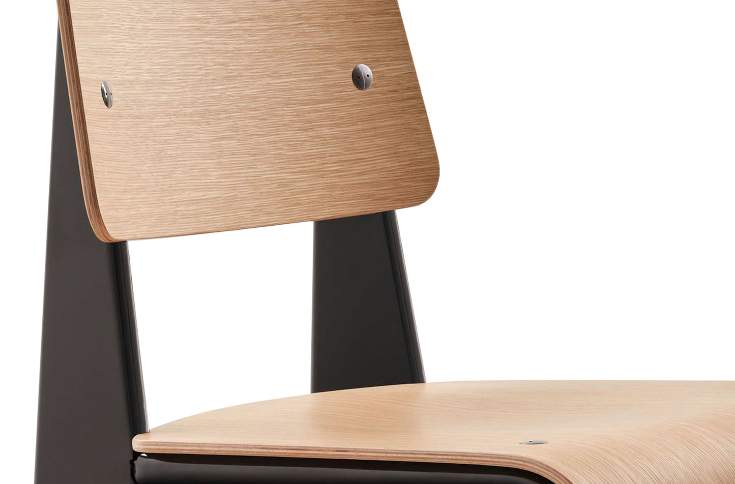 PACK x2 - SILLA COMEDOR AQUILES OAK / NEGRO