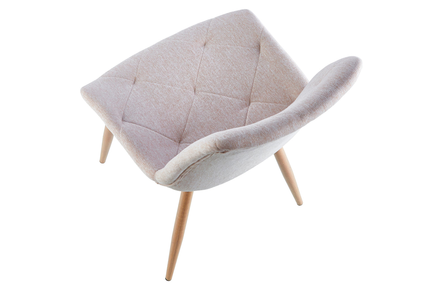 PACK x4 - SILLA COMEDOR HERMES TEJIDO BEIGE / OAK