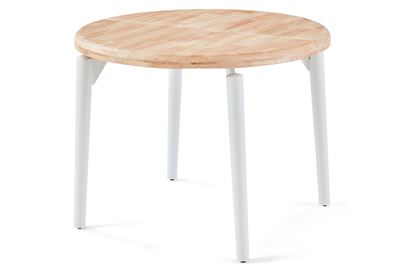 MESA COMEDOR REDONDA EXTENSIBLE 100/140/180 CM BORA BORA NORDISH / BLANCO
