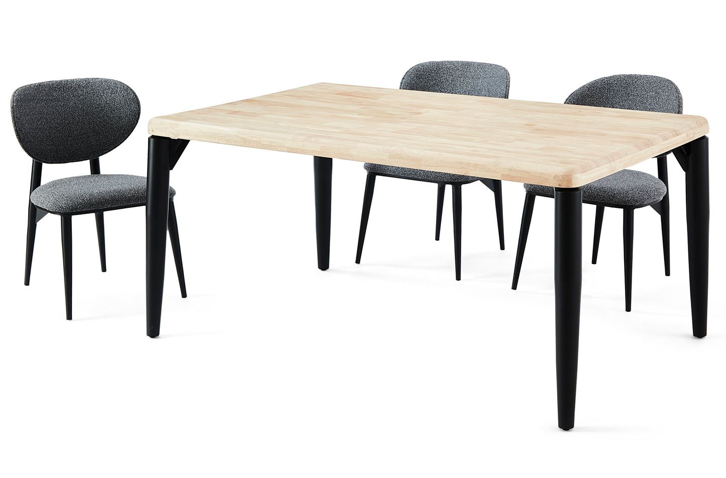 MESA COMEDOR FIJA KIOTO 160 x 100 CM NORDISH / NEGRO