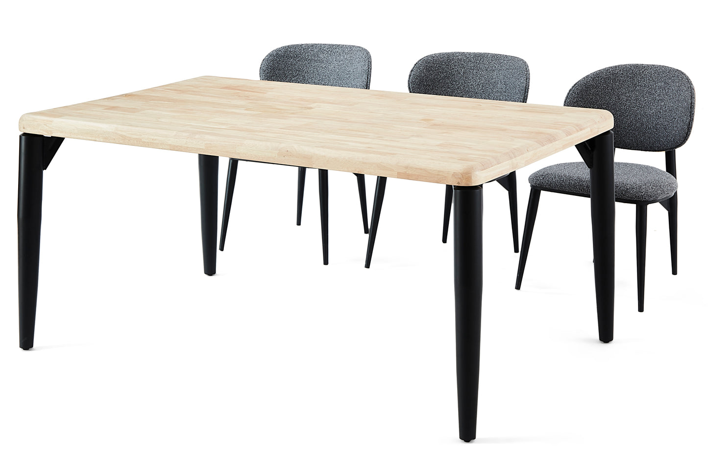 MESA COMEDOR FIJA KIOTO 160 x 100 CM NORDISH / NEGRO