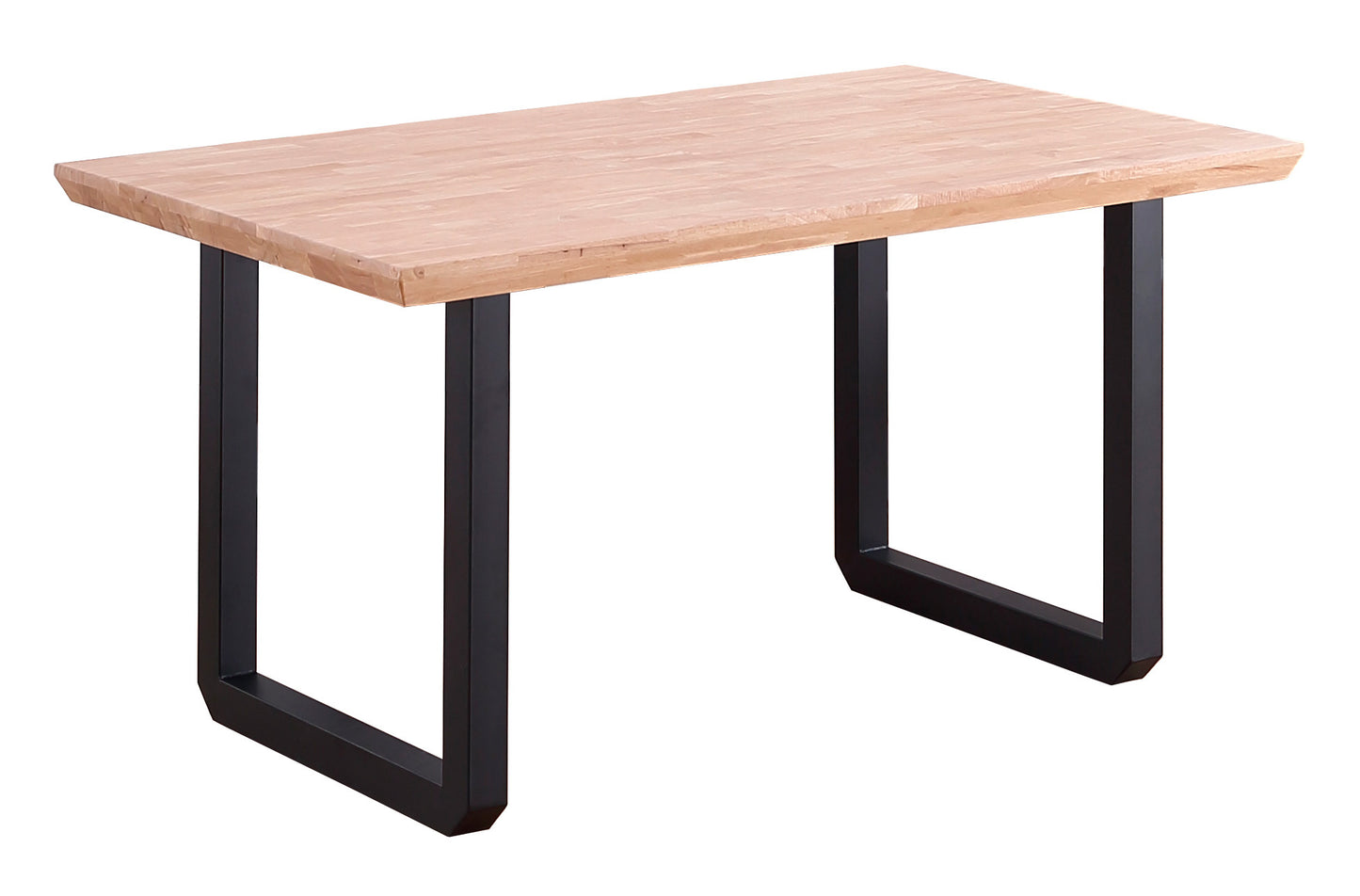 MESA COMEDOR FIJA ROMA 150 x 90 CM ROBLE NORDISH / NEGRO