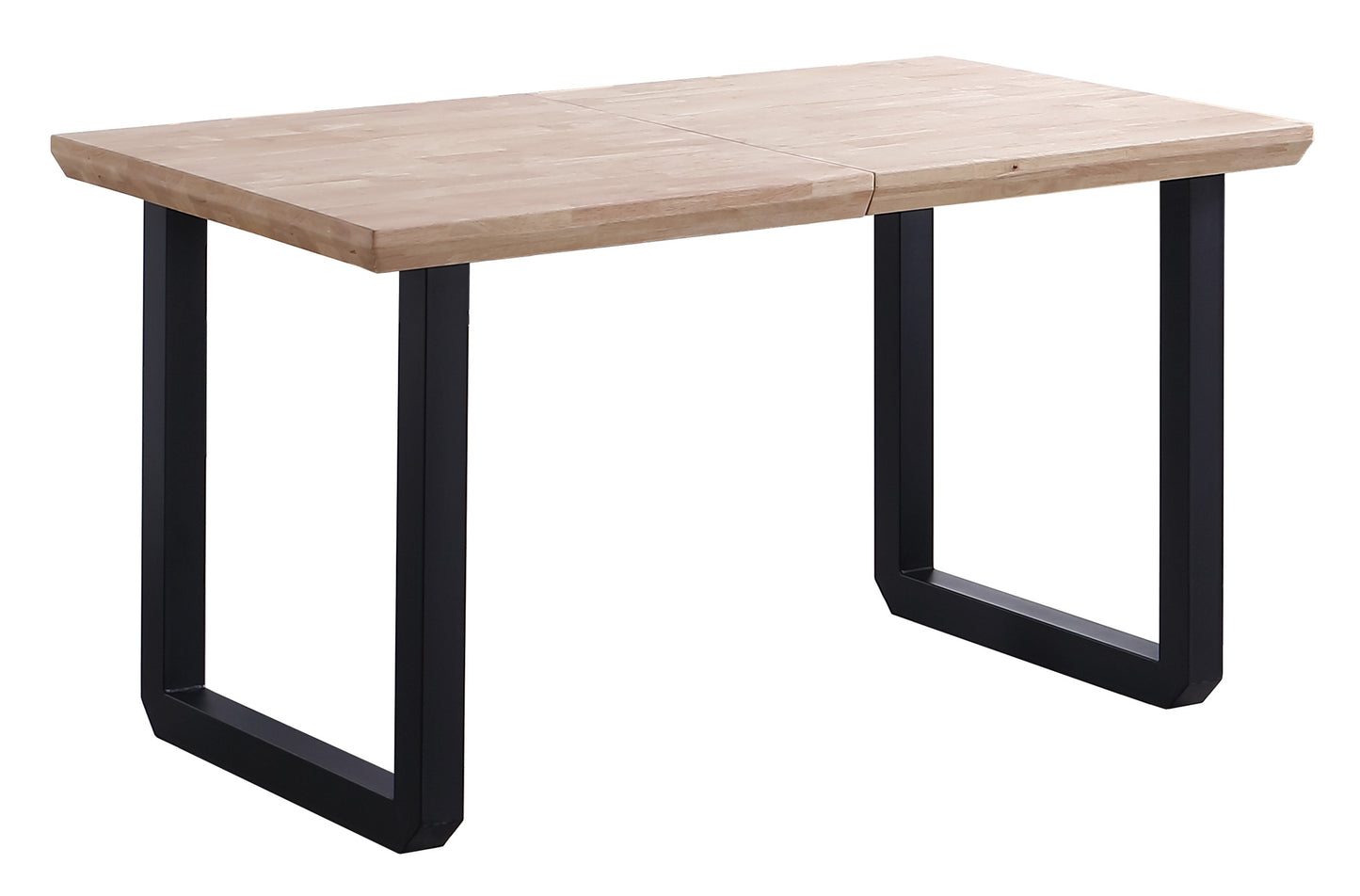 MESA COMEDOR EXTENSIBLE ROMA 140/180/220 x 80 CM ROBLE NORDISH / NEGRO