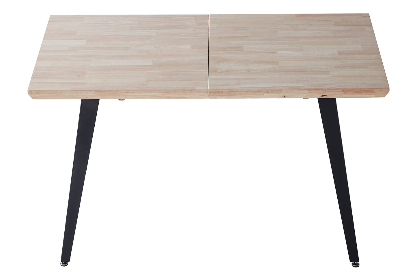 MESA COMEDOR EXTENSIBLE PARÍS 140/180/220 x 80 CM ROBLE NORDISH / NEGRO