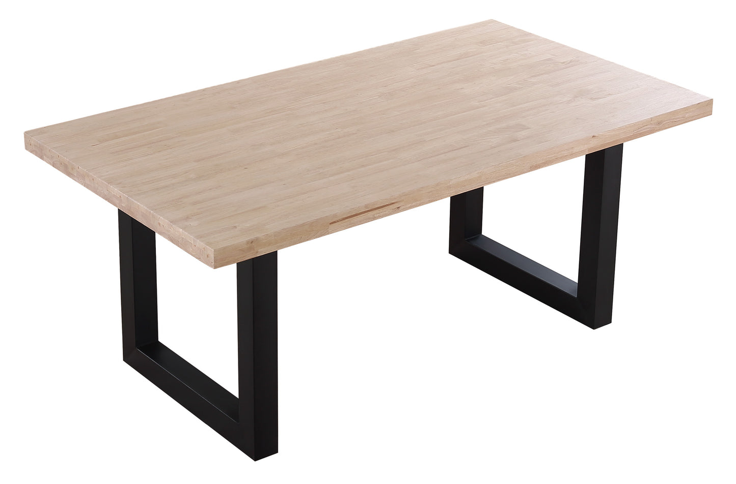 MESA COMEDOR FIJA TORONTO 180 x 100 CM ROBLE NORDISH / NEGRO