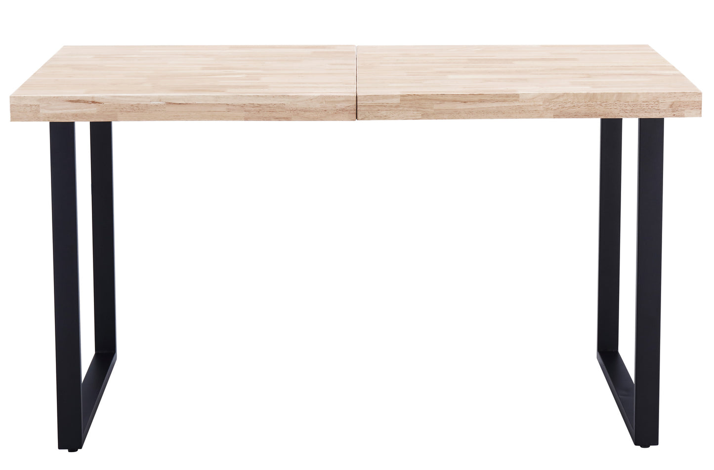 MESA COMEDOR EXTENSIBLE NIZA 140/180 x 80 CM ROBLE NORDISH / NEGRO