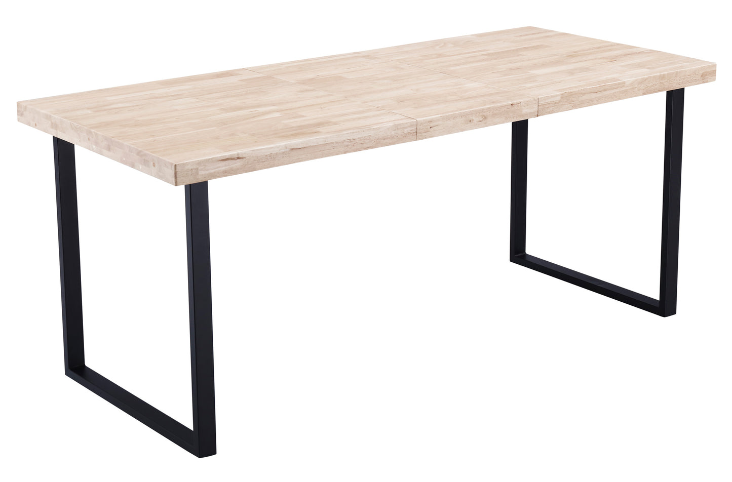 MESA COMEDOR EXTENSIBLE NIZA 140/180 x 80 CM ROBLE NORDISH / NEGRO