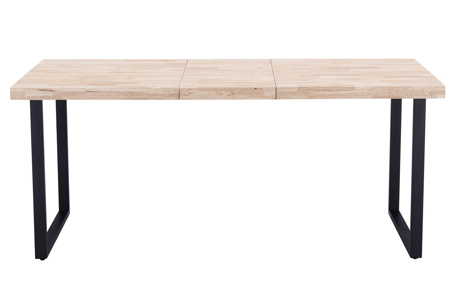 MESA COMEDOR EXTENSIBLE NIZA 140/180 x 80 CM ROBLE NORDISH / NEGRO