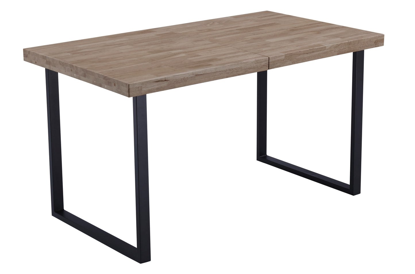 MESA COMEDOR EXTENSIBLE NIZA 140/180 x 80 CM ROBLE HONEY / NEGRO