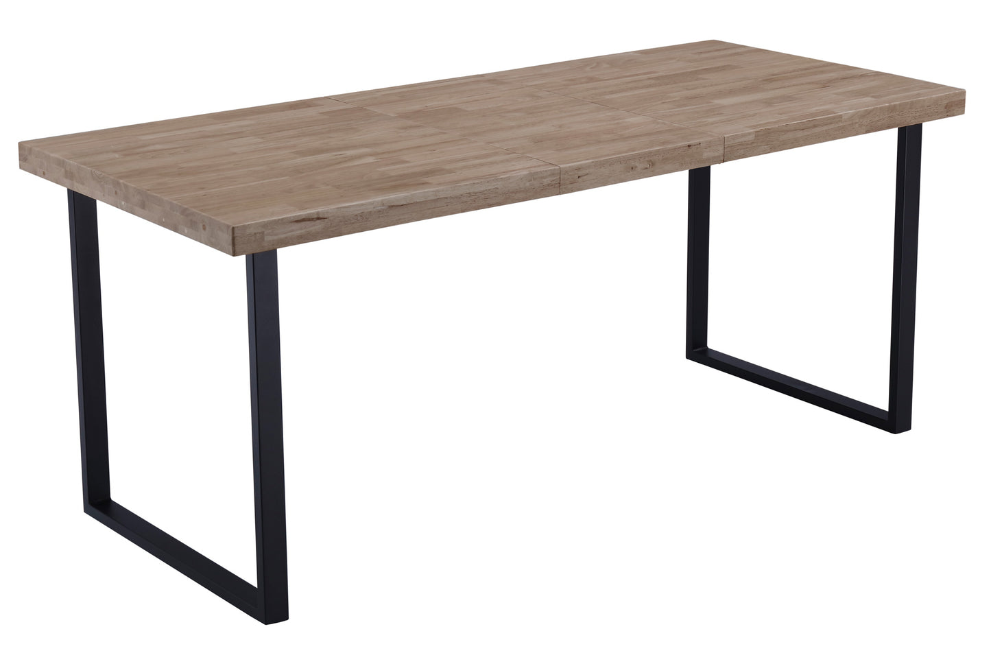 MESA COMEDOR EXTENSIBLE NIZA 140/180 x 80 CM ROBLE HONEY / NEGRO