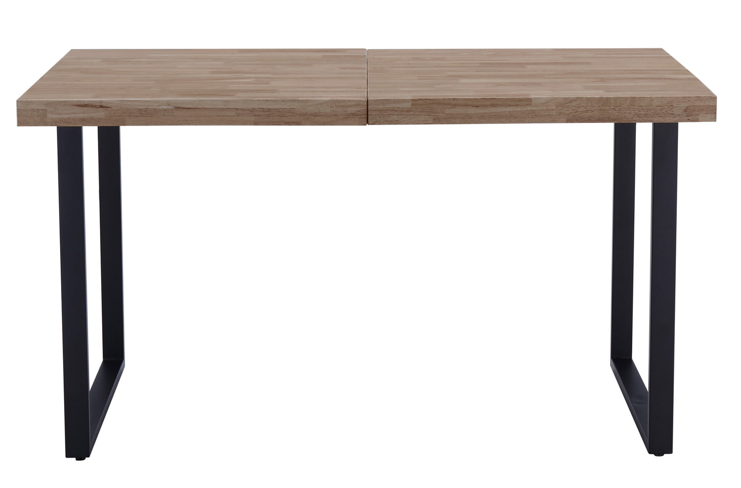 MESA COMEDOR EXTENSIBLE NIZA 140/180 x 80 CM ROBLE HONEY / NEGRO