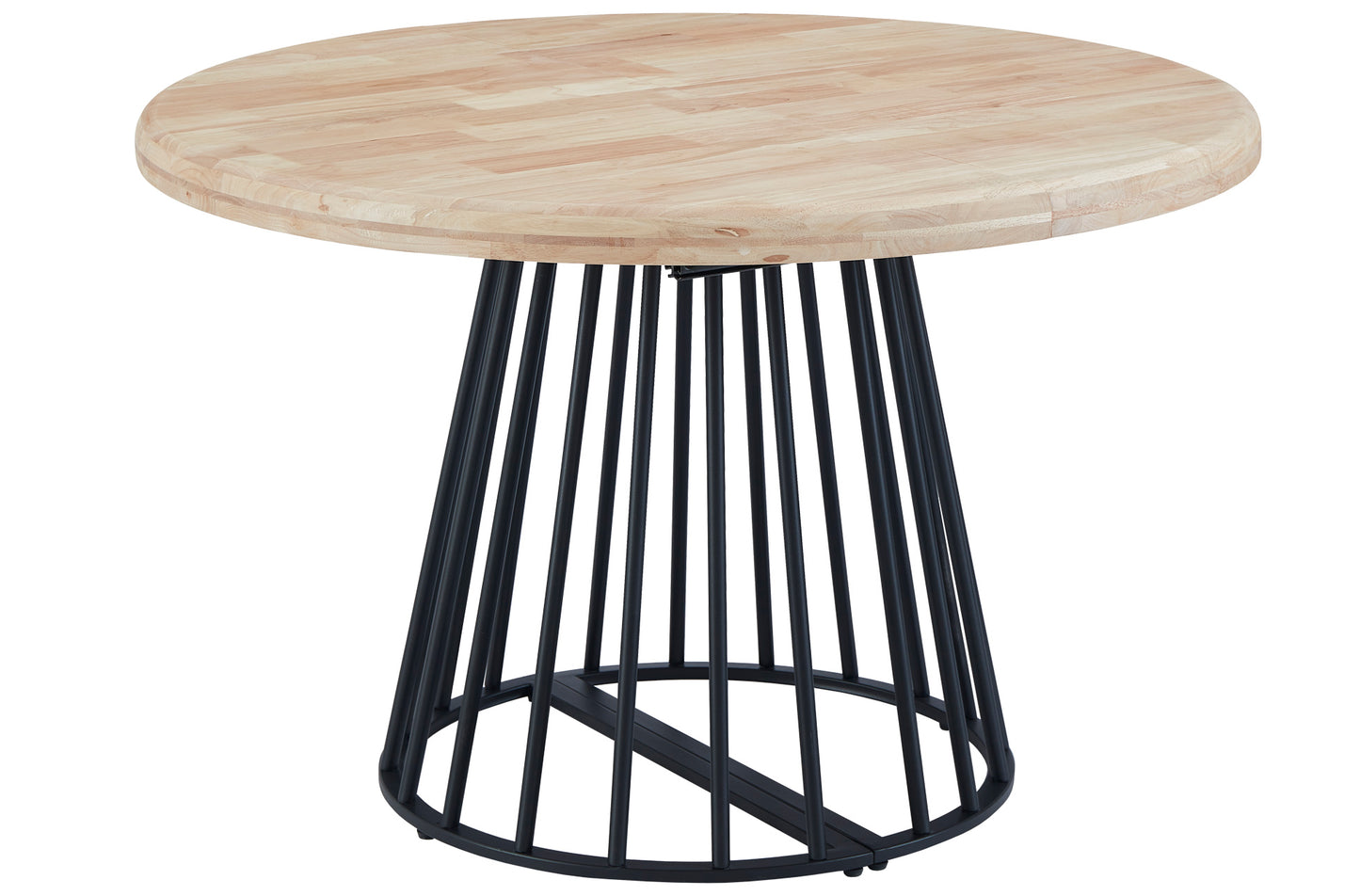 MESA COMEDOR REDONDA EXTENSIBLE 120/160/200 CM PATAGONIA NORDISH / NEGRO