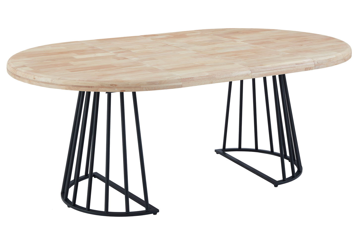 MESA COMEDOR REDONDA EXTENSIBLE 120/160/200 CM PATAGONIA NORDISH / NEGRO