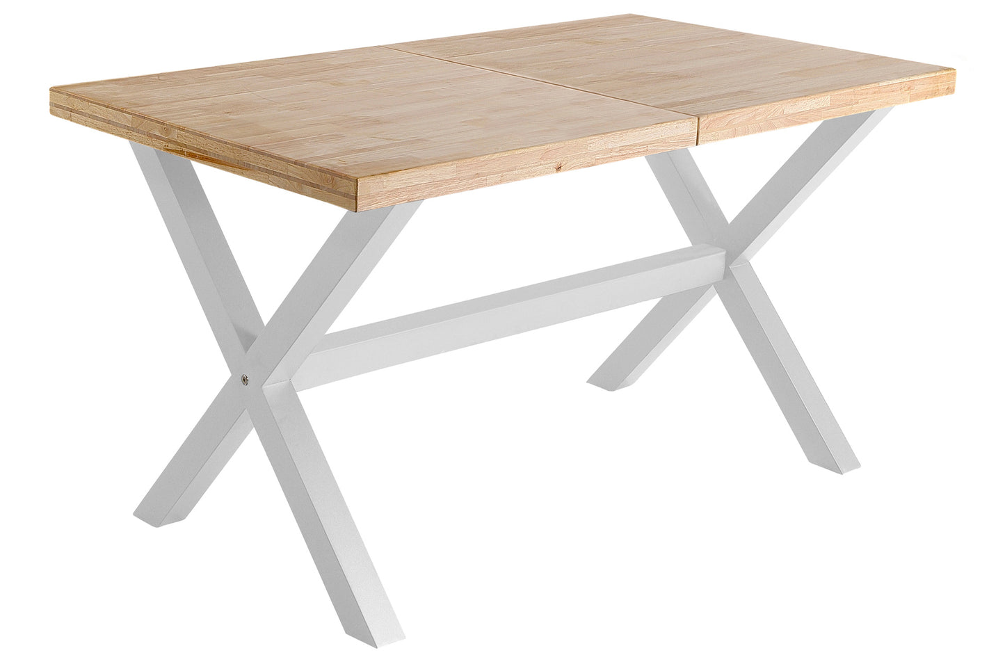 MESA COMEDOR EXTENSIBLE NUEVA YORK 140/180/220 x 90 CM ROBLE NORDISH / BLANCO