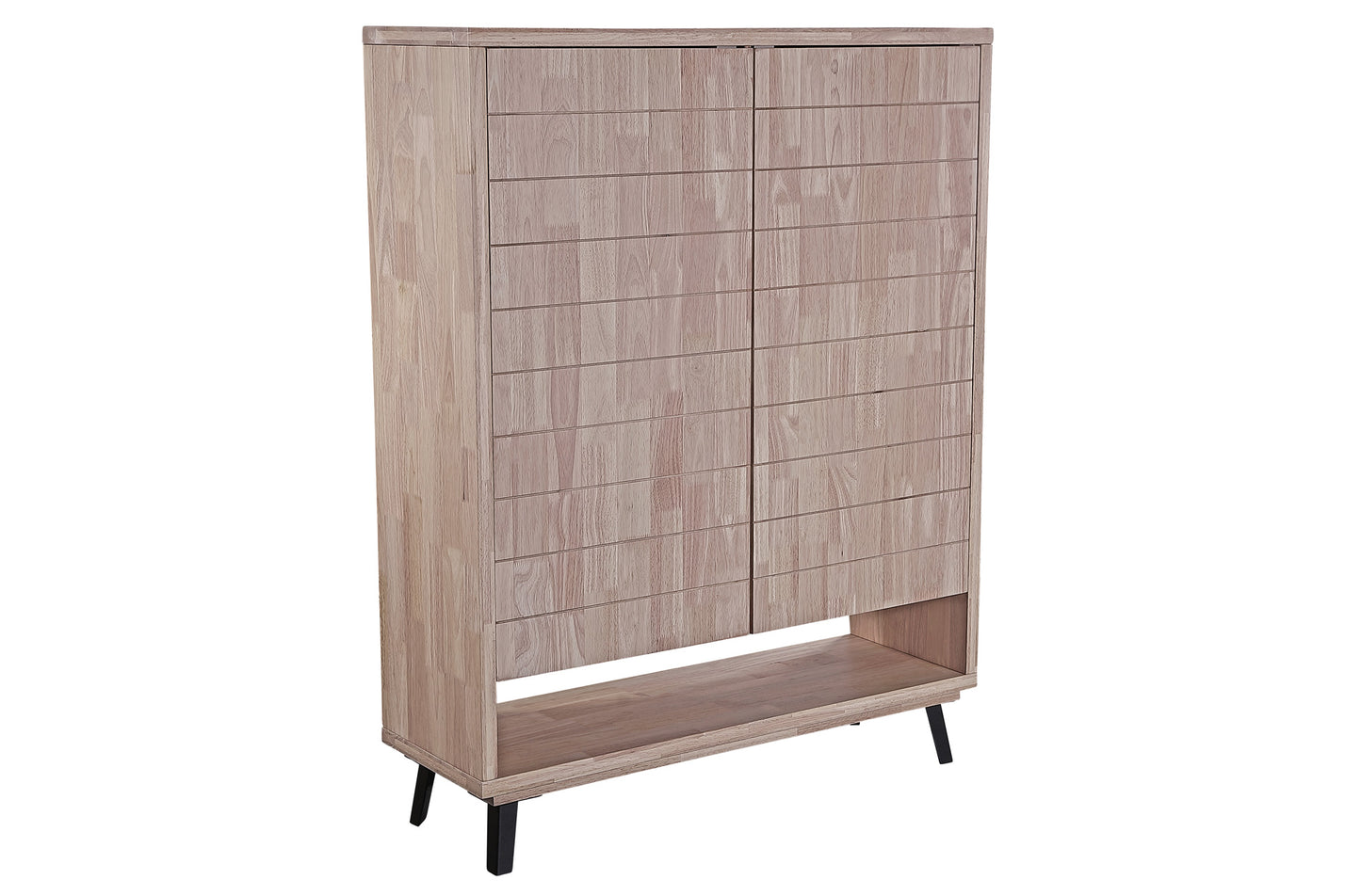 CONSOLA ALTA INFINITY 120 x 40 CM ROBLE HONEY / NEGRO