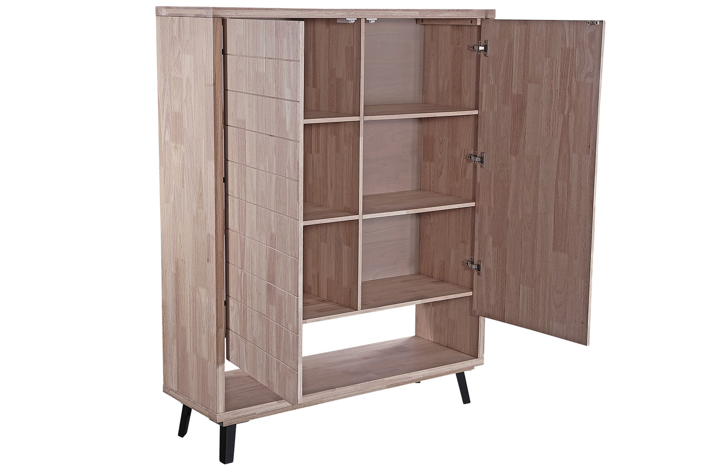 CONSOLA ALTA INFINITY 120 x 40 CM ROBLE HONEY / NEGRO