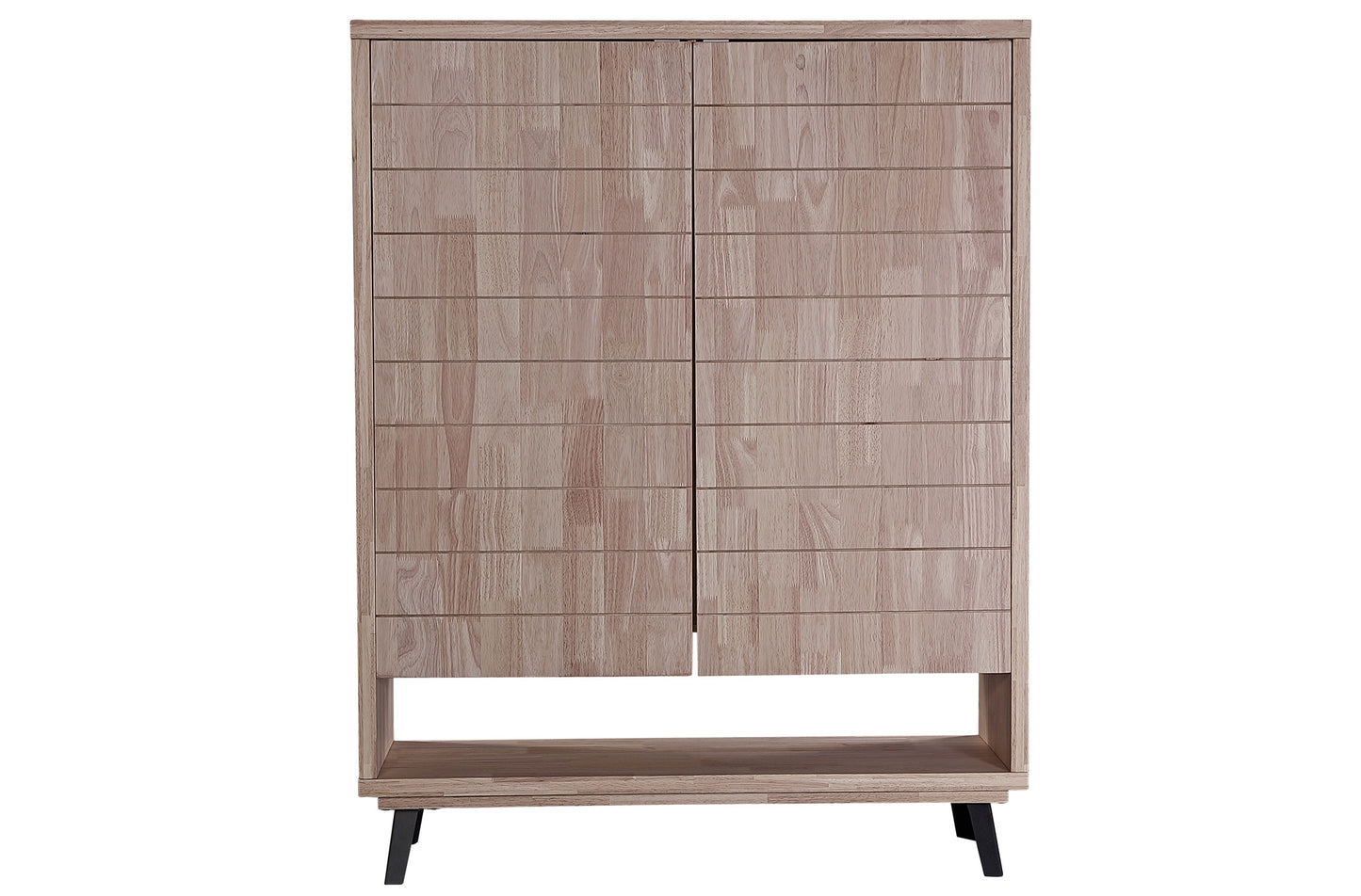CONSOLA ALTA INFINITY 120 x 40 CM ROBLE HONEY / NEGRO