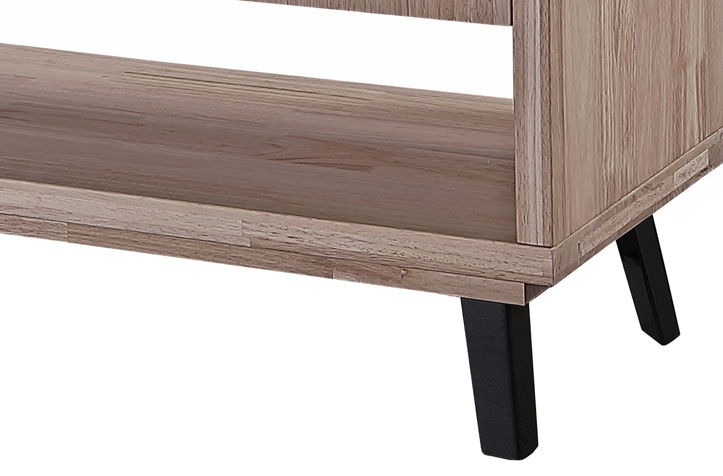 CONSOLA ALTA INFINITY 120 x 40 CM ROBLE HONEY / NEGRO