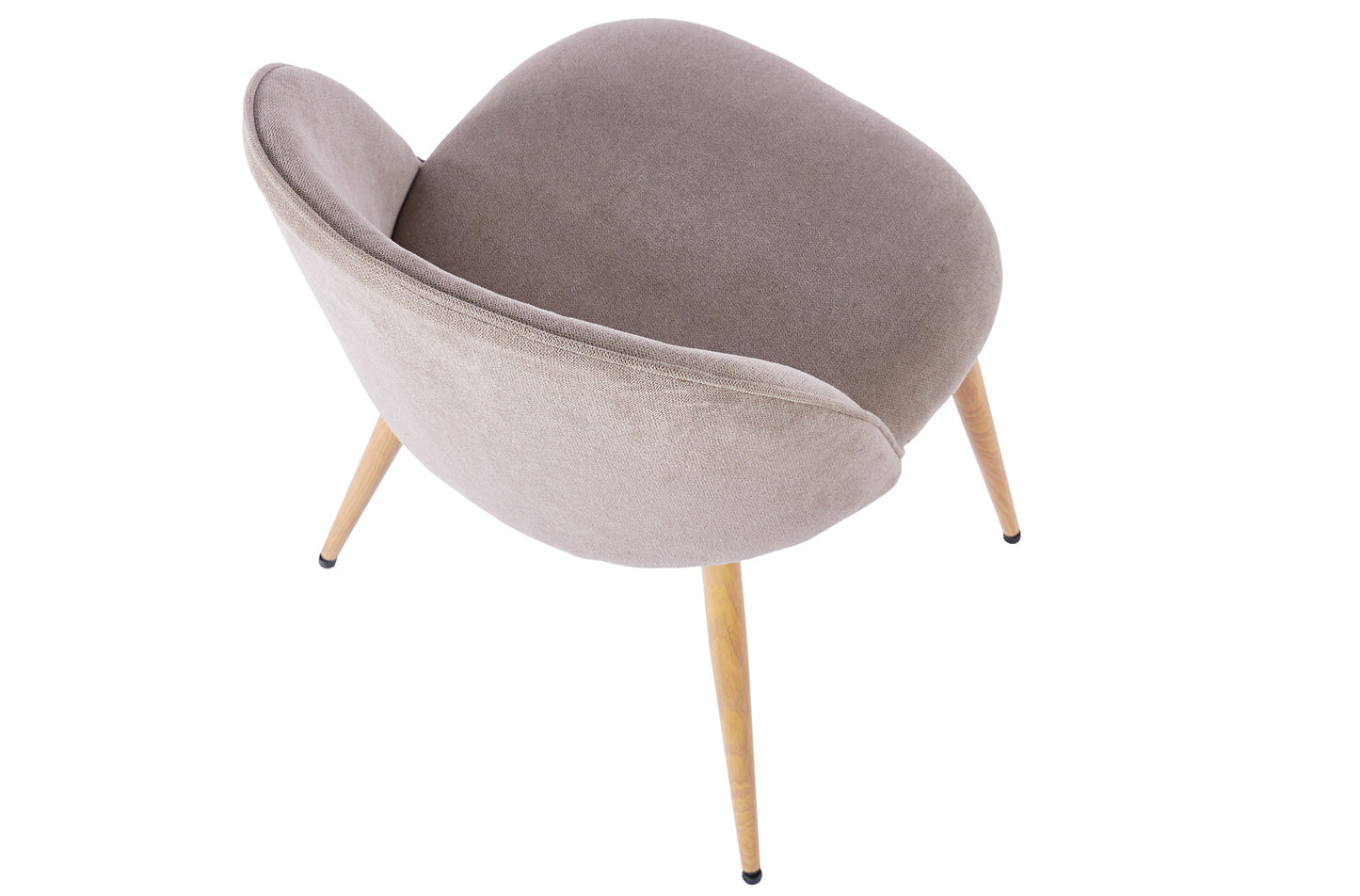 PACK x2 - SILLA COMEDOR HERA TEJIDO BEIGE / OAK