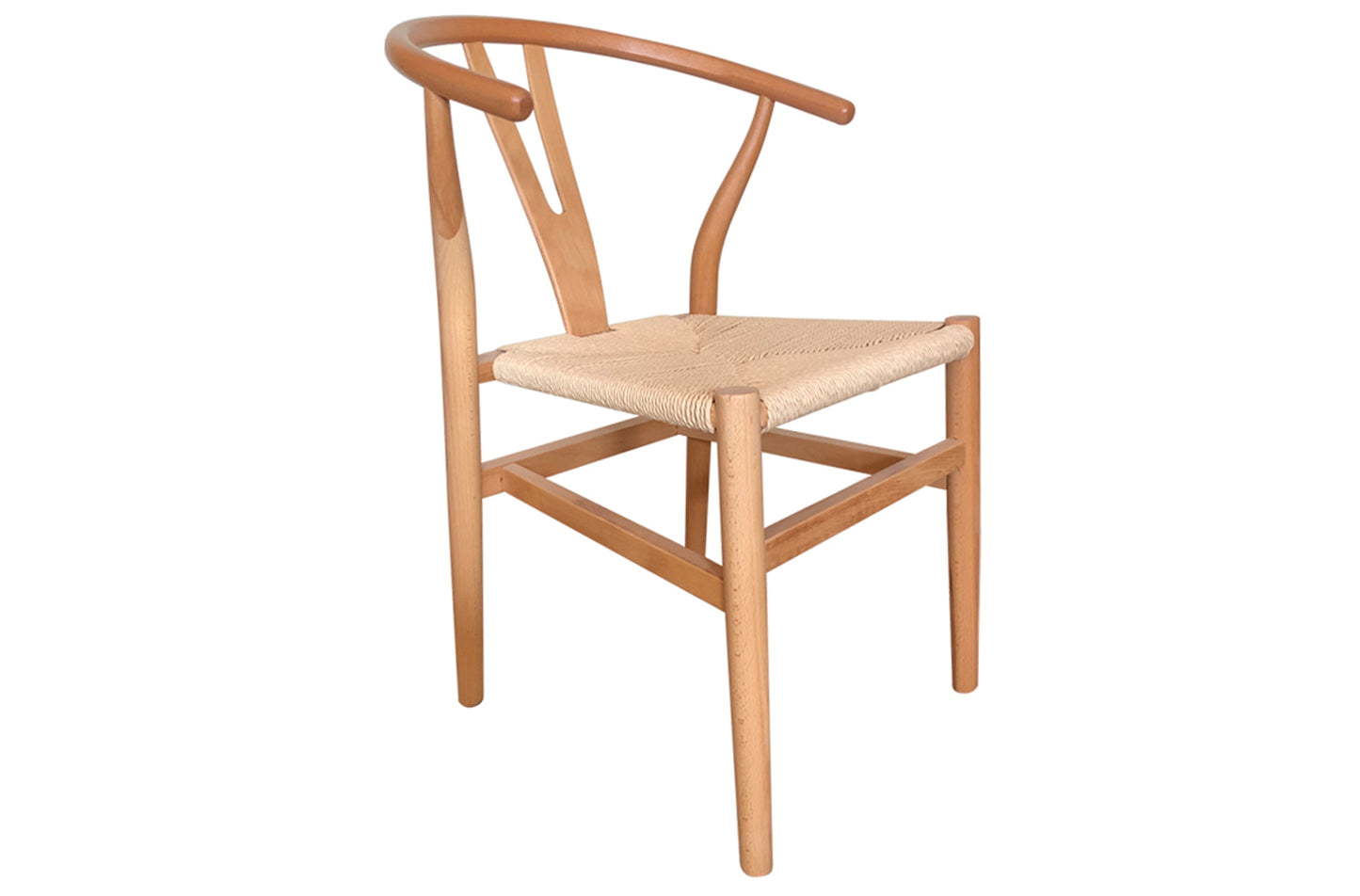 PACK x2 - SILLA COMEDOR MADERA HADES NATURAL CLARO / CUERDA