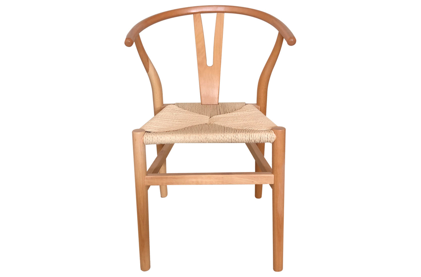PACK x2 - SILLA COMEDOR MADERA HADES NATURAL CLARO / CUERDA